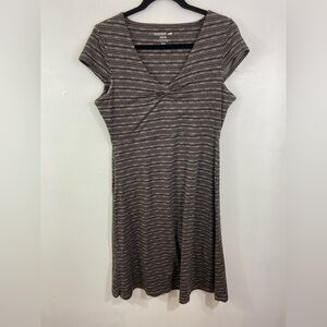 Toad & Co Sz M Dress Tan Cap Sleeve Rosemarie Jersey Knit Outdoor
Casual Gorp